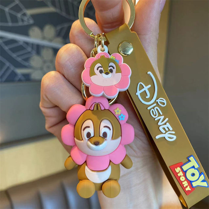 Wholesale Silicone Cartoon Doll Keychain JDC-KC-MingT158