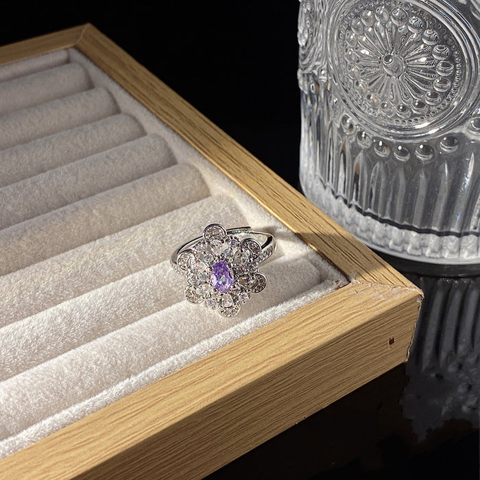 Wholesale Light luxury high-end ring elegant niche personality minimalist versatile ring accessory