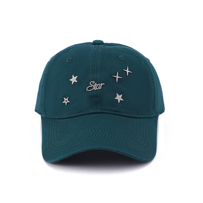 Wholesale New style Starry Sky Versatile Baseball Hat for Outdoor Travel, Sunshade and Sun Protection, Duck Tongue Hat