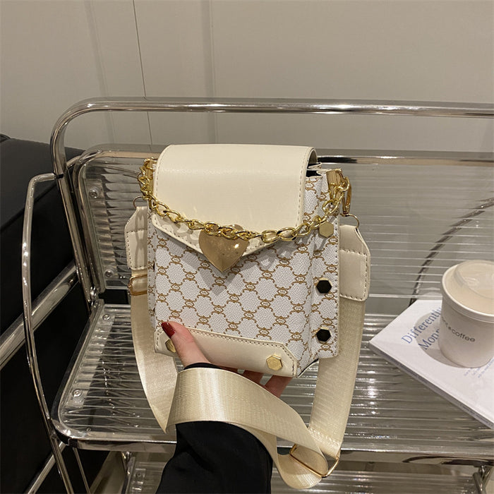 Wholesale Texture Vertical Retro Trendy Mobile Phone Bag Storage Bag Single Shoulder Crossbody Bag