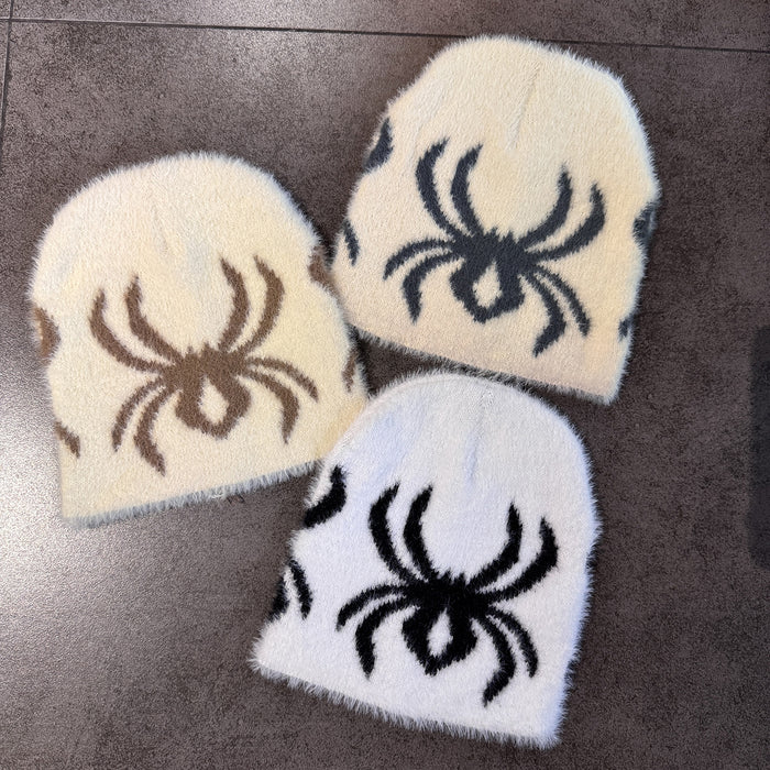 Wholesale  jacquard knitted hat for men and women autumn and winter new fashion imitation mink warm wool hat