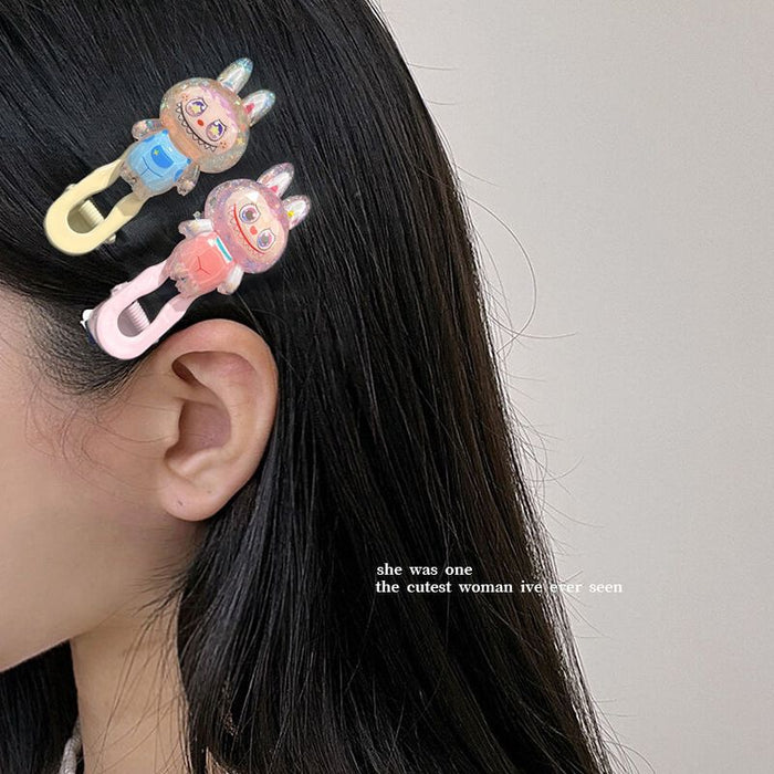 Wholesale hairpin children' s cute sweet side hairpin girly forehead bangs duckbill clip