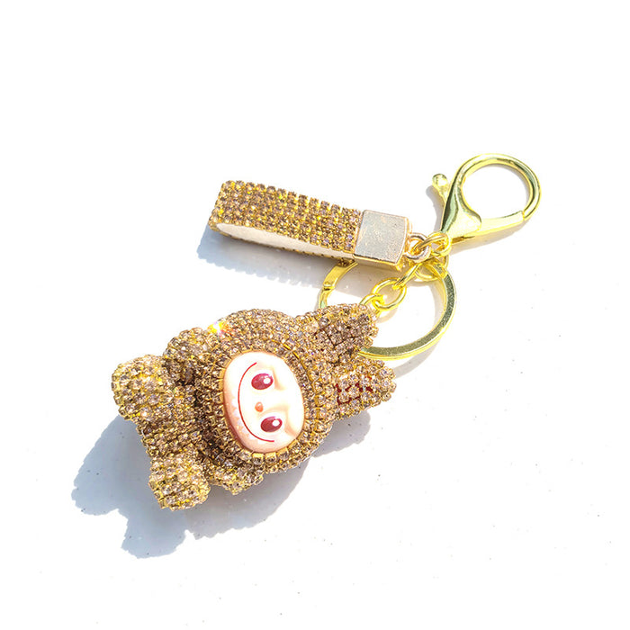 Wholesale Metal Rhinestone Keychain  for Couples