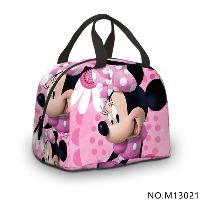 Wholesale Portable lunch bag cute cartoon lunch bag insulated lunch box bag with rice bag