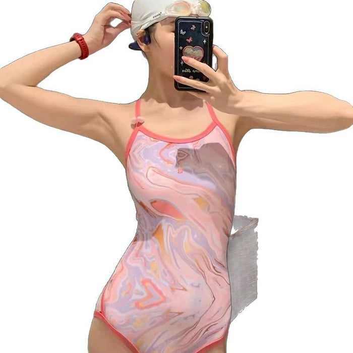 Wholesale One-piece swimsuit high-end racing professional training swimsuit