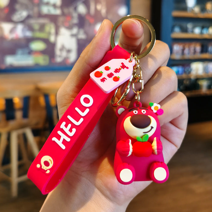 Wholesale Cartoon Doll Silicone Keychain JDC-KC-Tingm269