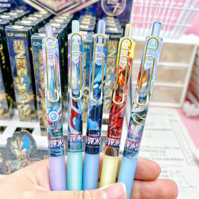 Wholesale Blind Box Pen Cartoon Gel Pen Metal Pen Clip Press Neutral Black
