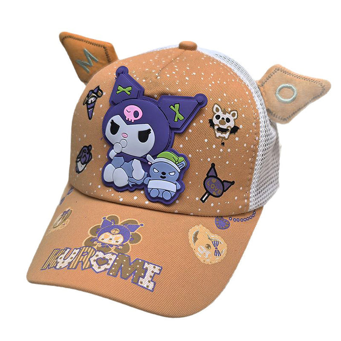 Wholesale Children's baseball cap, anime cartoon duckbill cap, children's sun protection and sunshade cap