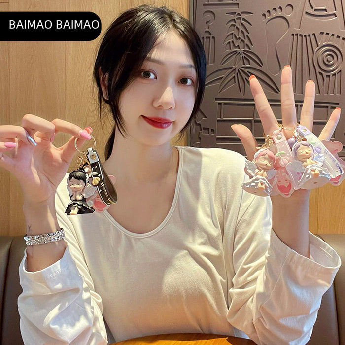 Wholesale Original cartoon keychain, cute and creative, exquisite keychain ring, backpack pendant