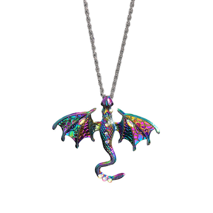 Wholesale Retro Dragon Dripping Oil Enamel Brooch Accessory Gift
