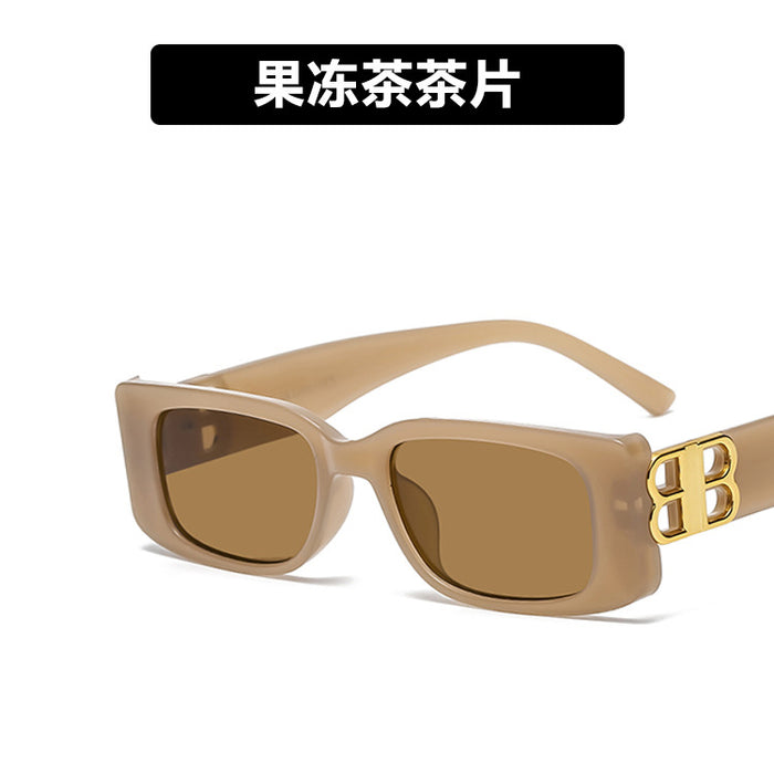 Wholesale Small frame square sunglasses, new retro sunglasses, trendy and personalized sunglasses