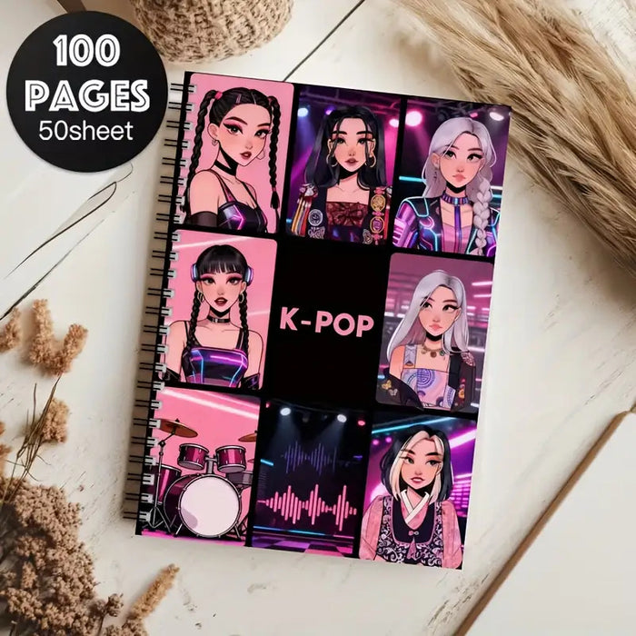 Wholesale Colorful Spiral Notebook - Coated Paper Cover Horizontal Lined Pages MOQ≥10