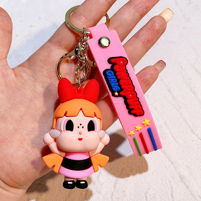 Wholesale Cartoon Silicone Doll Keychain JDC-KC-QiChao039