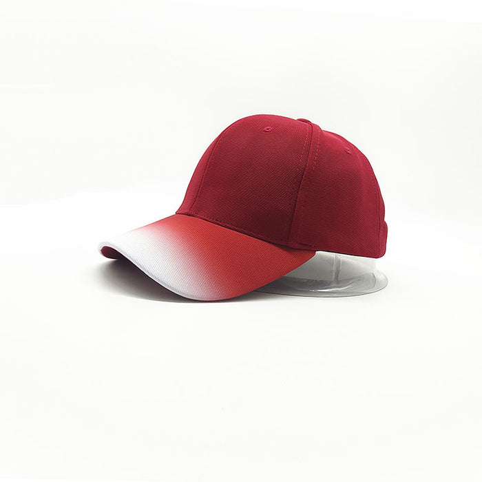 Wholesale Gradient baseball cap, outdoor sunshade hat, sun protection hat