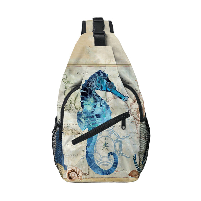 Wholesale turtle chest bag cartoon marine animal shoulder bag