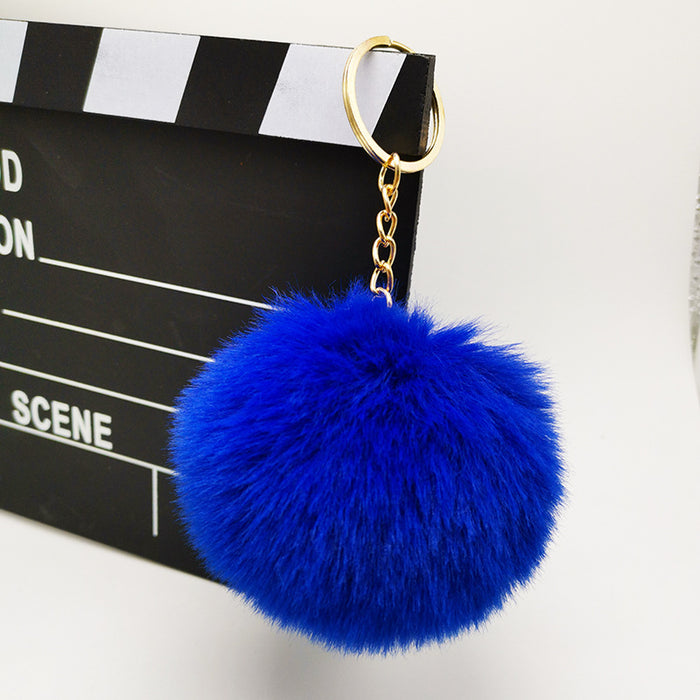 Wholesale Imitation otter rabbit fur ball hanging accessories, bags, plush keychains, pendants, accessories, gifts