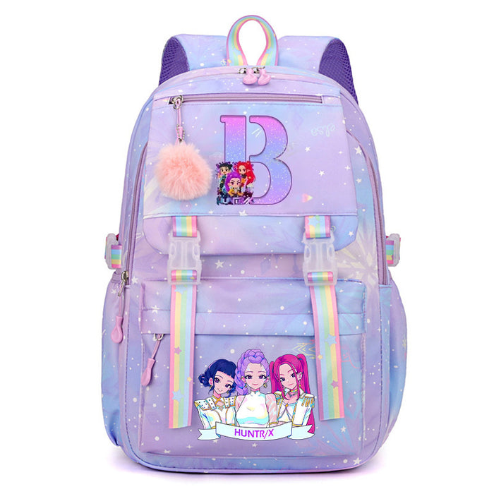 Wholesale KPop letter print large capacity backpack