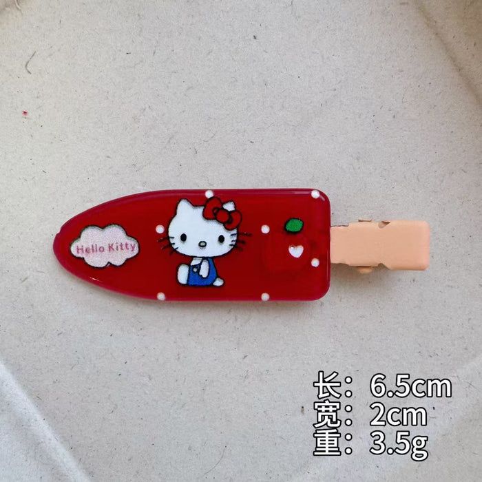 Wholesale Cartoon polka dot hair clip, bangs clip, edge clip, simple and versatile hair accessory