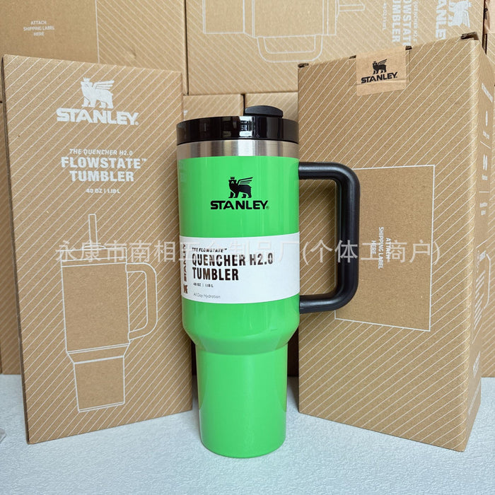 Wholesale 40oz giant straw cup,  car-friendly stainless steel large capacity ice bullies cup