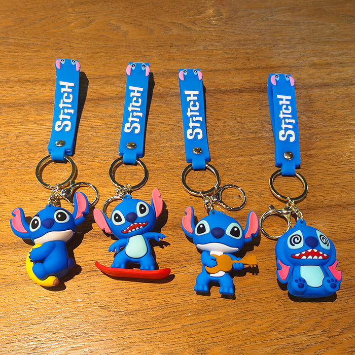 Wholesale Cartoon Doll Silicone Keychain JDC-KC-Tingm225