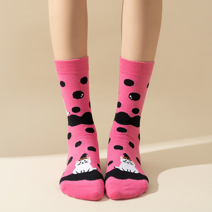 Wholesale  Pink Cat Socks