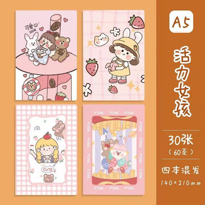 Wholesale A5 Cartoon Cute Notebook MOQ≥2 JDC-NK-XHZ002