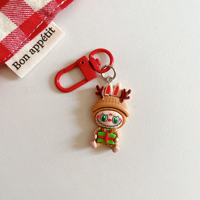 Wholesale Cute Christmas keychain pendant cartoon student backpack pendant accessories Christmas gift