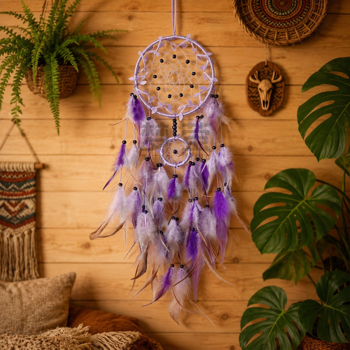 Wholesale Handmade Feather Dreamcatcher Wall Decor Bohemian MOQ≥2