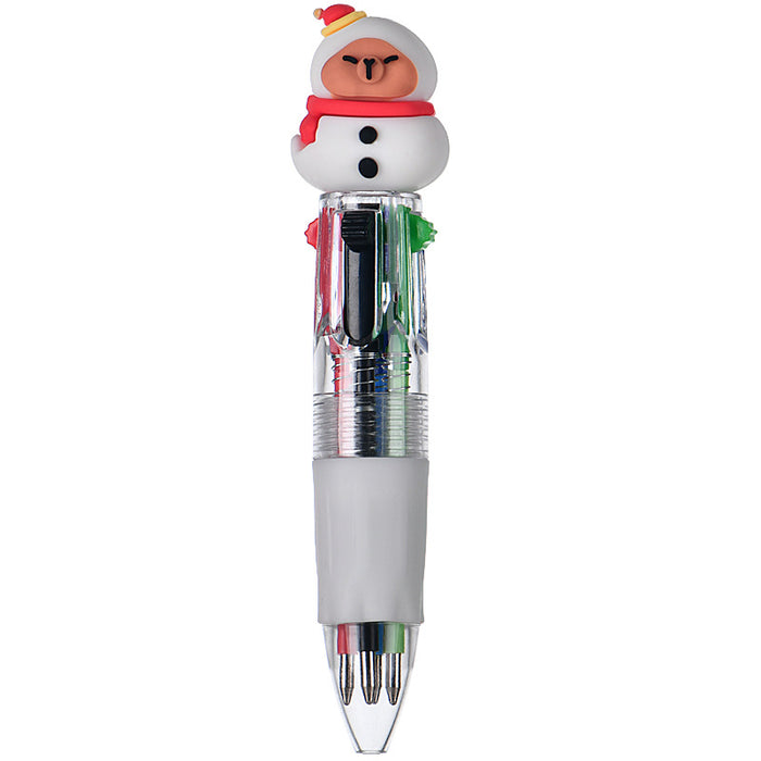 Wholesale Four-color ballpoint pen cute cartoon multi-color pen