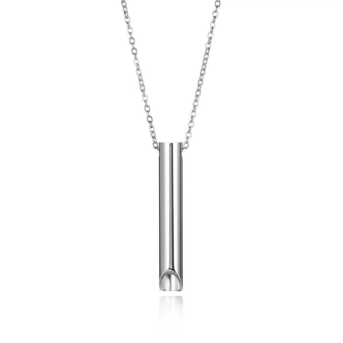 Wholesale Stainless Steel Meditation Mindfulness Breathing Necklace
