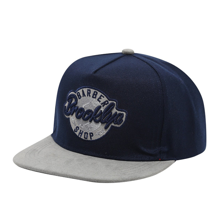 Wholesale Baseball cap embroidered lightning duckbill cap sunshade and sun protection cap flat edge duckbill cap