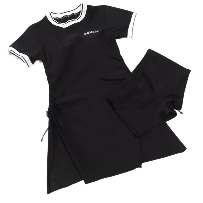 Wholesale Swimsuit split conservative student skirt slimming sports style hot spring swimsuit