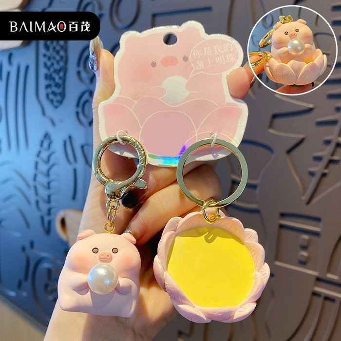 Wholesale Original Couple Keychain Cute and Exquisite Resin Doll Keychain Pendant Gift