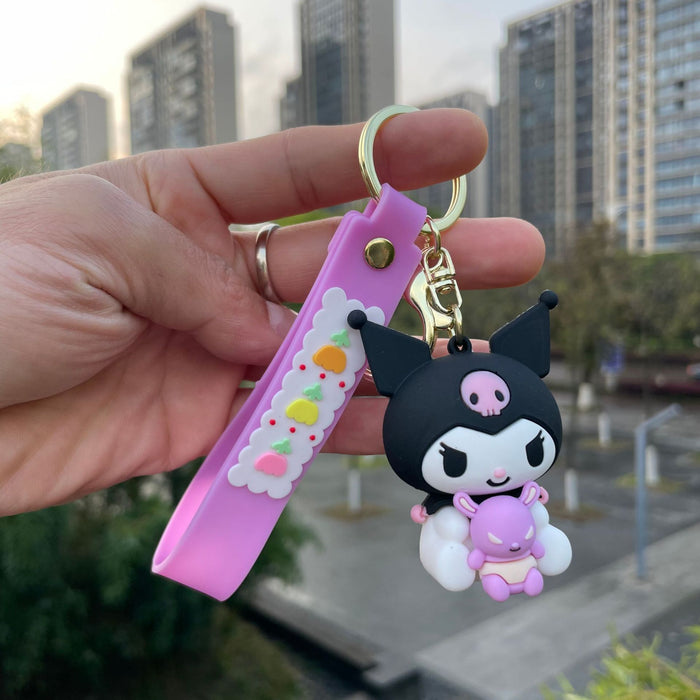 Wholesale Cartoon figurine hanging decoration creative keychain backpack pendant