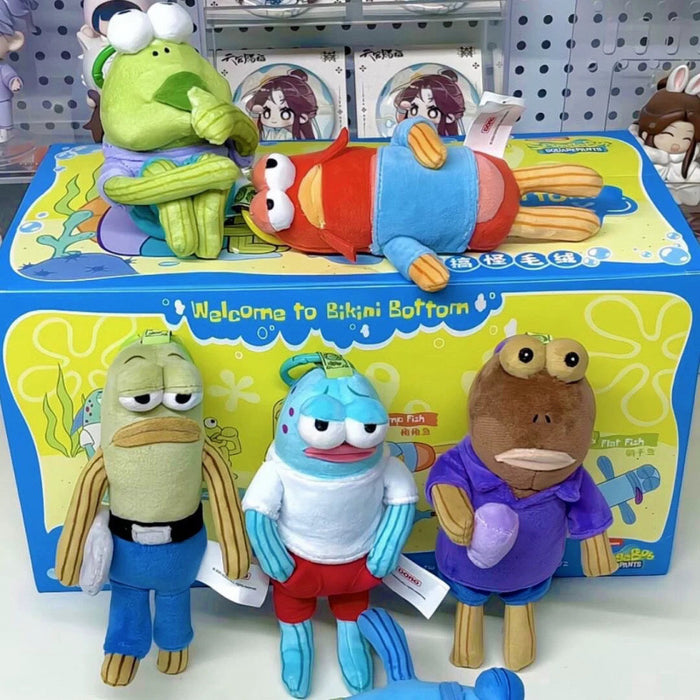 Wholesale Bikini Bottom residents blind box pendant student backpack pendant keychain