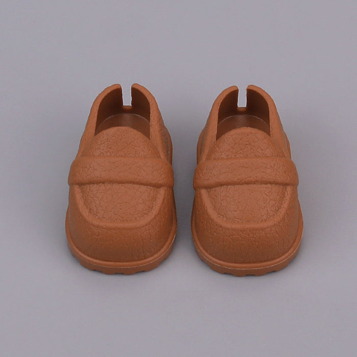 Wholesale Shoes suitable for cotton doll leather pattern shoes toys