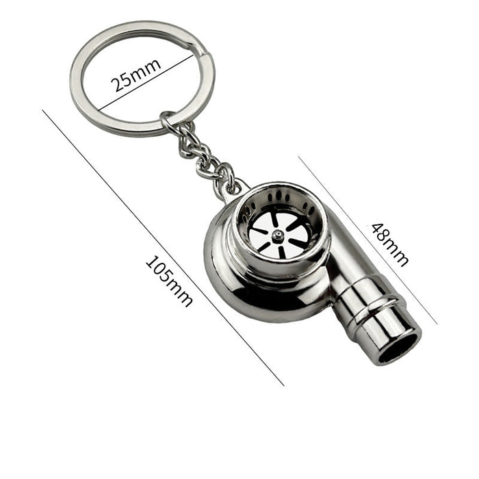 Wholesale Mini Metal Turbo Keychain