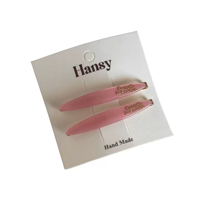 Wholesale High end hair clip with side bangs, broken hair, straight clip headband, temperament hair clip