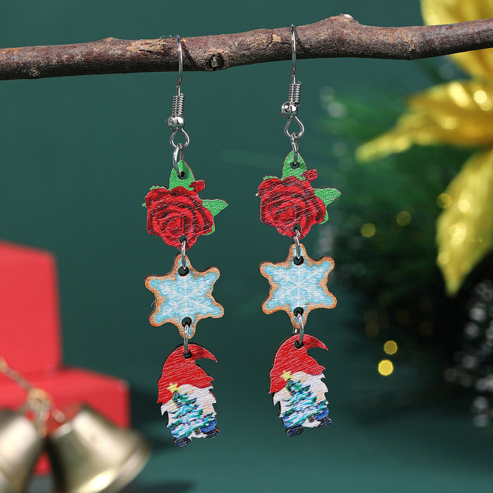 Wholesale Christmas Tree  Socks Earrings