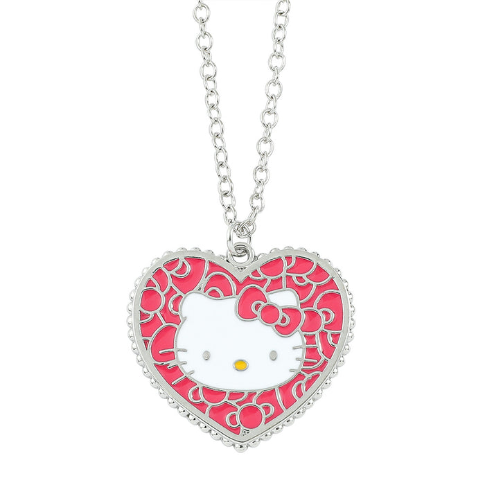 Wholesale Cartoon cat necklace pendant rhinestone enamel jewelry