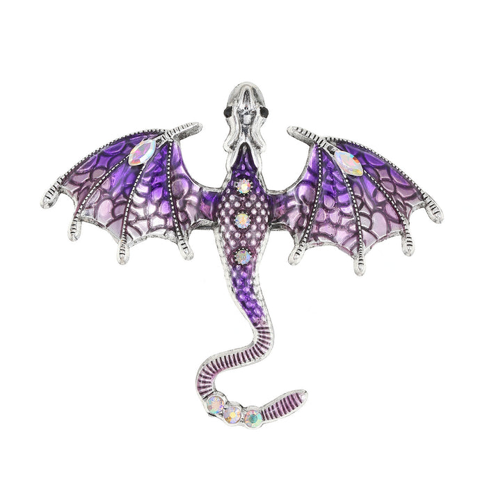 Wholesale Retro Dragon Dripping Oil Enamel Brooch Accessory Gift