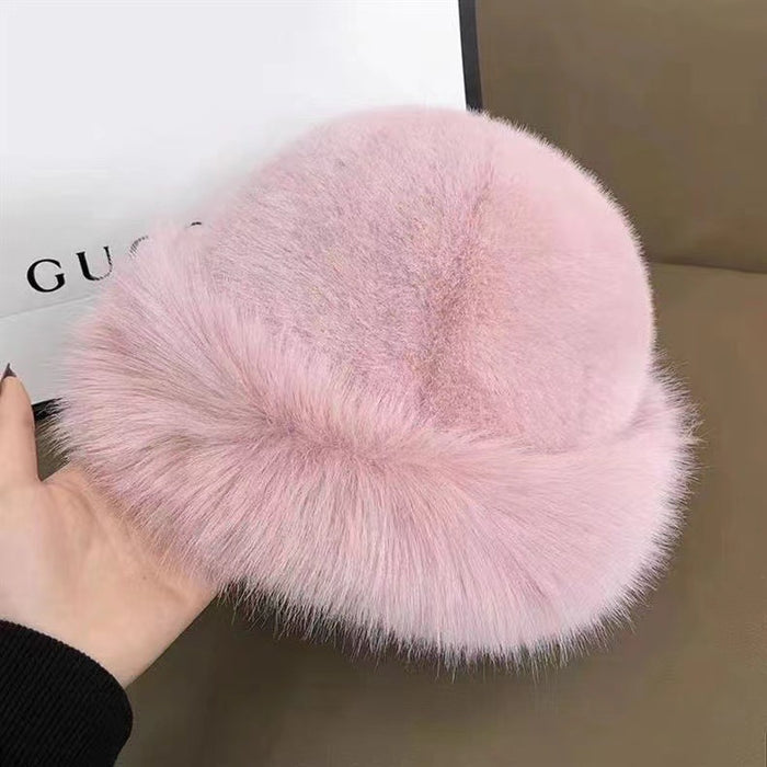 Wholesale Mongolian Hat Autumn and Winter Thick Plush Imitation Mink JDC-FH-JW008