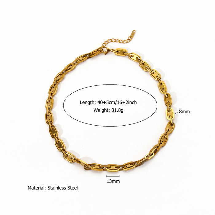 Wholesale Fashion temperament stainless steel sunflower necklace with niche design and personalized stone pendant wholesale