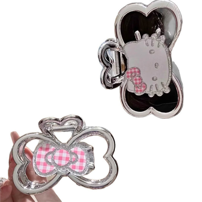 Wholesale Sparkling Cat Double-Sided Hair Clips