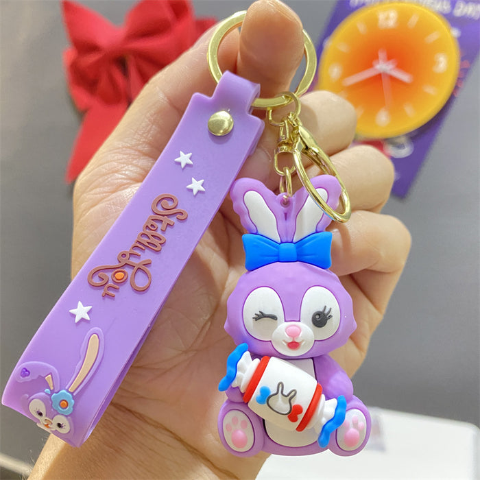 Wholesale PVC cartoon doll keychain JDC-KC-WuYi283