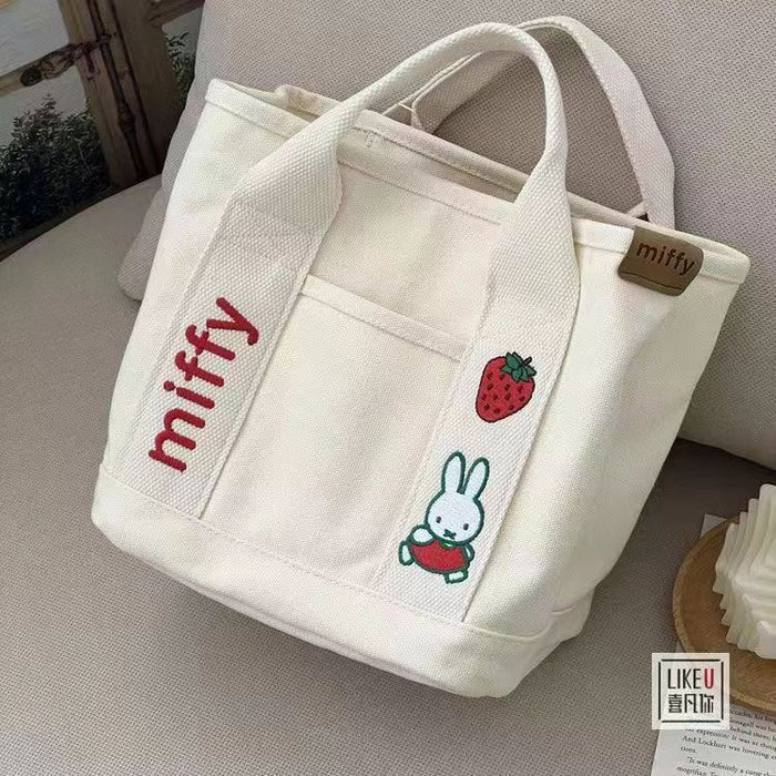 Wholesale Canvas bag, large capacity, cute handbag, outdoor handbag