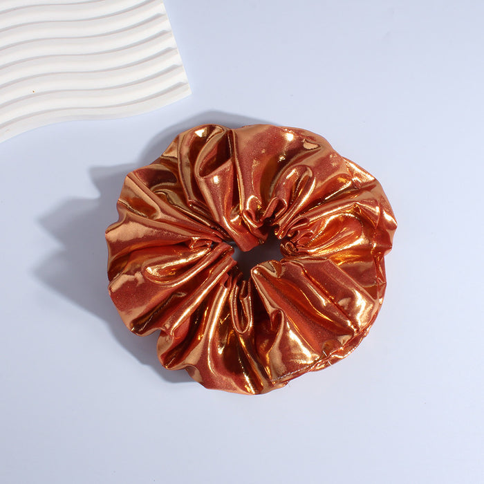 Wholesale Leather and fabric large Hair Scrunchies