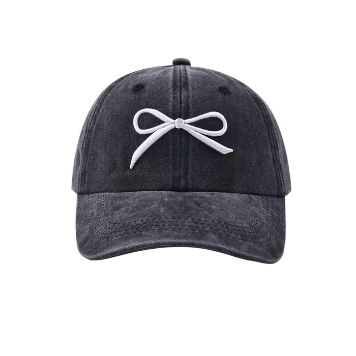 Wholesale Cotton Bow Embroidered Baseball Cap JDC-FH-WenR033
