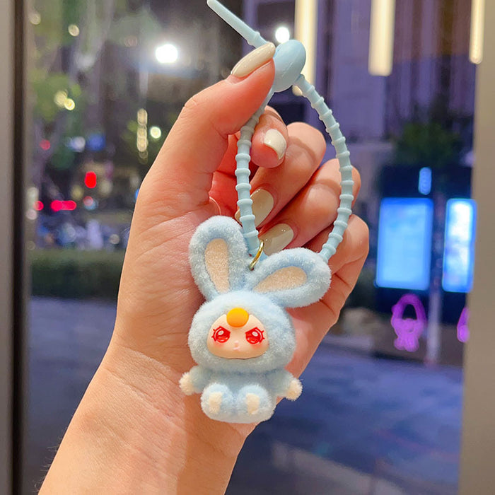 Wholesale Flocked  Keychain  Big Cousin Doll Pendant Accessory Exquisite Ornament Desktop Decoration Gift