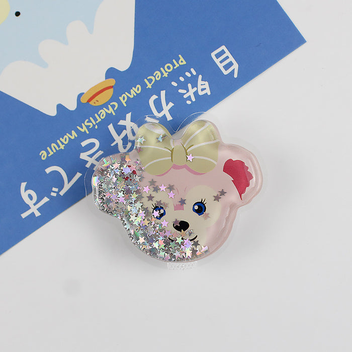 Wholesale Creative Cartoon Quicksand Phone Cushion Stand